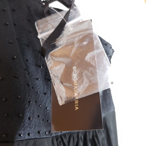 BCBGMAXAZRIA Black Beaded Dress - Picture 3 of 8